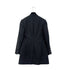 CHANEL VINTAGE COCO BUTTON STRIPE NO-COLLAR JACKET BLACK WOOL 44 96P RTW 90287087 - PURPOSE