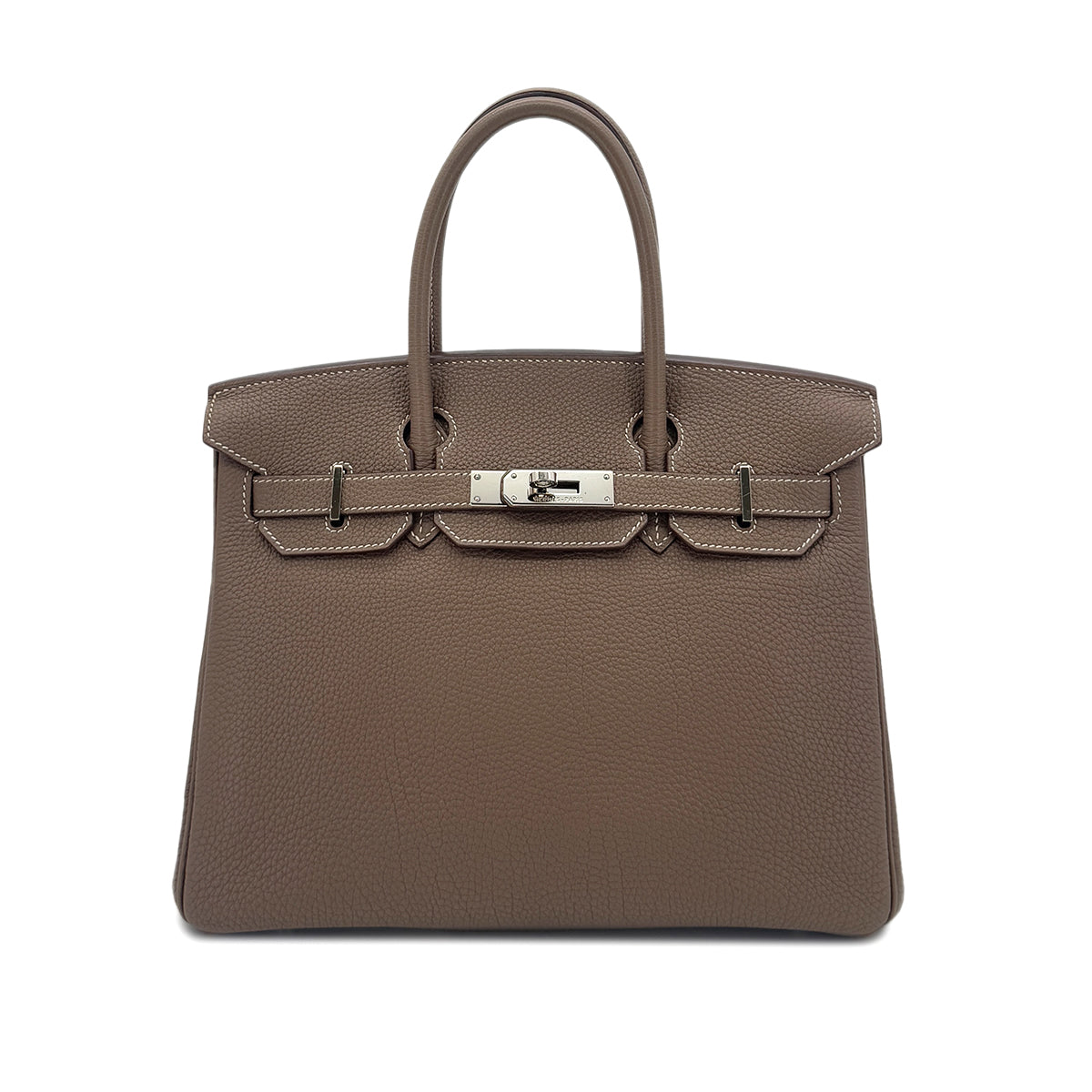 HERMES BIRKIN 30 ETOUPE TOGO HAND BAG □M SHW 90287097