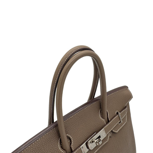 HERMES BIRKIN 30 ETOUPE TOGO HAND BAG □M SHW 90287097 - PURPOSE