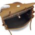 HERMES HER BAG ZIP PM 31 FAUVE VACHE HUNTER TOILE CADRILLE TOTE SHOULDER BAG Z 90287098 - PURPOSE