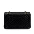 CHANEL VINTAGE CLASSIC FLAP MEDIUM CHAIN SHOULDER BAG BLACK LAMB SKIN 90287099 - PURPOSE