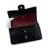 CHANEL VINTAGE CLASSIC FLAP MEDIUM CHAIN SHOULDER BAG BLACK LAMB SKIN 90287099 - PURPOSE