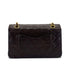 CHANEL VINTAGE CLASSIC FLAP MEDIUM CHAIN SHOULDER BAG BROWN LAMB SKIN 90287100 - PURPOSE