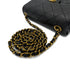 CHANEL VINTAGE MINI SQUARE 17 CHAIN SHOULDER BAG BLACK LAMB SKIN 90287105 - PURPOSE