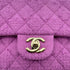 CHANEL MATELASSE CHAIN SHOULDER BAG PURPLE TWEED 90287109 - PURPOSE