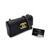CHANEL VINTAGE MATELASSE BIG COCO CHAIN SHOULDER BAG BLACK LAMB SKIN 90287111 - PURPOSE