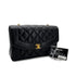 CHANEL VINTAGE DIANA MEDIUM CHAIN SHOULDER BAG BLACK LAMB SKIN 90287210 - PURPOSE