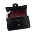 CHANEL VINTAGE CLASSIC FLAP SMALL CHAIN SHOULDER BAG BLACK LAMB SKIN 90287211 - PURPOSE