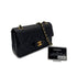 CHANEL VINTAGE CLASSIC FLAP SMALL CHAIN SHOULDER BAG BLACK LAMB SKIN 90287211 - PURPOSE