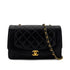 CHANEL VINTAGE DIANA MEDIUM CHAIN SHOULDER BAG BLACK LAMB SKIN 90287213 - PURPOSE