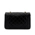 CHANEL VINTAGE DIANA MEDIUM CHAIN SHOULDER BAG BLACK LAMB SKIN 90287213 - PURPOSE
