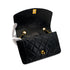 CHANEL VINTAGE DIANA SMALL CHAIN SHOULDER BAG BLACK LAMB SKIN 90287214 - PURPOSE