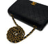 CHANEL VINTAGE FULL FLAP CHAIN SHOULDER BAG BLACK LAMB SKIN 90287215 - PURPOSE