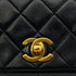 CHANEL VINTAGE FULL FLAP CHAIN SHOULDER BAG BLACK LAMB SKIN 90287215 - PURPOSE