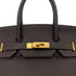 HERMES BIRKIN 35 EBENE TAURILLON CLEMENCE HAND BAG □E GHW 90287220 - PURPOSE