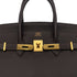 HERMES BIRKIN 35 EBENE TAURILLON CLEMENCE HAND BAG □E GHW 90287220 - PURPOSE