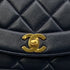 CHANEL VINTAGE DIANA SMALL CHAIN SHOULDER BAG NAVY LAMB SKIN 90287221 - PURPOSE