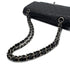 CHANEL VINTAGE CLASSIC FLAP MEDIUM CHAIN SHOULDER BAG BLACK LAMB SKIN 90287222 - PURPOSE