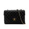 CHANEL VINTAGE MATELASSE HALF MOON CHAIN SHOULDER BAG BLACK LAMB SKIN 90287223 - PURPOSE