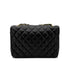 CHANEL VINTAGE MATELASSE HALF MOON CHAIN SHOULDER BAG BLACK LAMB SKIN 90287223 - PURPOSE