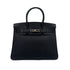 HERMES BIRKIN 30 BLACK TOGO HAND BAG □E SHW 90287224 - PURPOSE