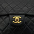 CHANEL VINTAGE CLASSIC FLAP MEDIUM CHAIN SHOULDER BAG BLACK LAMB SKIN 90287226 - PURPOSE
