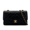 CHANEL VINTAGE CLASSIC FLAP MEDIUM CHAIN SHOULDER BAG BLACK LAMB SKIN 90287230 - PURPOSE
