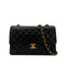 CHANEL VINTAGE CLASSIC FLAP SMALL CHAIN SHOULDER BAG BLACK LAMB SKIN 90287231 - PURPOSE