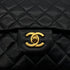 CHANEL VINTAGE CLASSIC FLAP SMALL CHAIN SHOULDER BAG BLACK LAMB SKIN 90287231 - PURPOSE