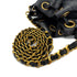 CHANEL VINTAGE TRIPLE COCO CHAIN SHOULDER BAG BLACK CAVIAR SKIN 90287235 - PURPOSE