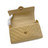CHANEL VINTAGE CHEVRON V STITCH CHAIN SHUOLDER BAG BEIGE LAMB SKIN 90287240 - PURPOSE