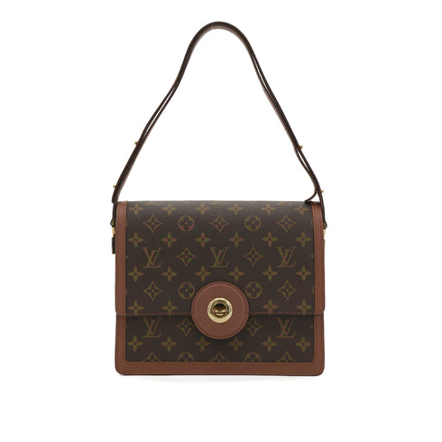 LOUIS VUITTON MONOGRAM RASPAIL SHOULDER BAG BROWN M51372 90287347 - PURPOSE