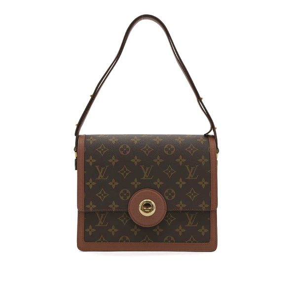 LOUIS VUITTON MONOGRAM RASPAIL SHOULDER BAG BROWN M51372 90287347 - PURPOSE
