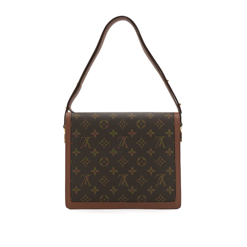 LOUIS VUITTON MONOGRAM RASPAIL SHOULDER BAG BROWN M51372 90287347 - PURPOSE