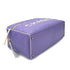 CHANEL VINTAGE MATELASSE LOGO BOSTON HAND BAG PURPLE WHITE LEATHER 90287478 - PURPOSE