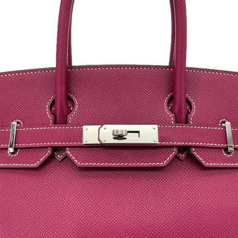 HERMES CANDY BIRKIN 30 TOSCA ROSE TYRIEN VEAU EPSOM HAND BAG □O SHW 90287479 - PURPOSE