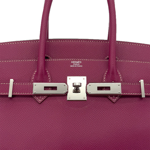 HERMES CANDY BIRKIN 30 TOSCA ROSE TYRIEN VEAU EPSOM HAND BAG □O SHW 90287479 - PURPOSE