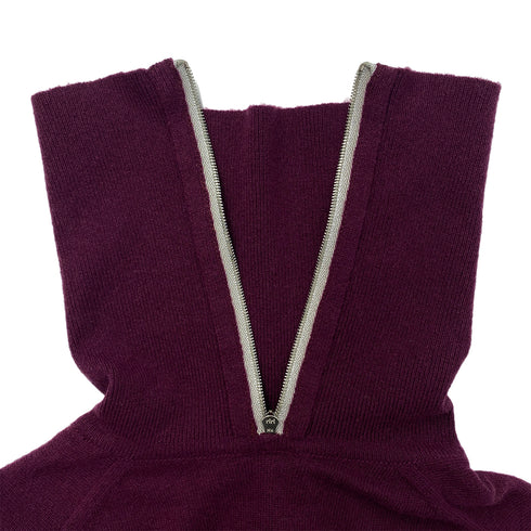 CHANEL SLEEVELESS KNIT TOPS PURPLE SILVER CASHMERE 36 02A RTW 90287482