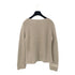 CHANEL VINTAGE LINE KNIT BEIGE WOOL 40 99A RTW 90287483 - PURPOSE