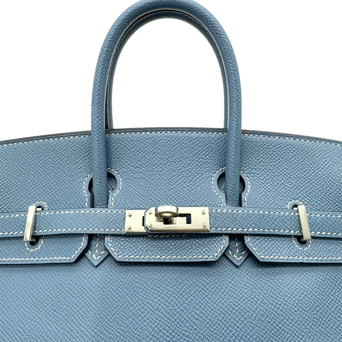 HERMES BIRKIN 25 BLUE JEAN EPSOM HAND BAG ▢M SHW HERMES BIRKIN 25 BLUE JEAN EPSOM HAND BAG ▢M SHW 90287878