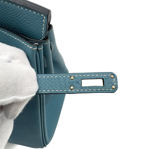 HERMES BIRKIN 25 BLUE JEAN EPSOM HAND BAG ▢M SHW HERMES BIRKIN 25 BLUE JEAN EPSOM HAND BAG ▢M SHW 90287878 - PURPOSE