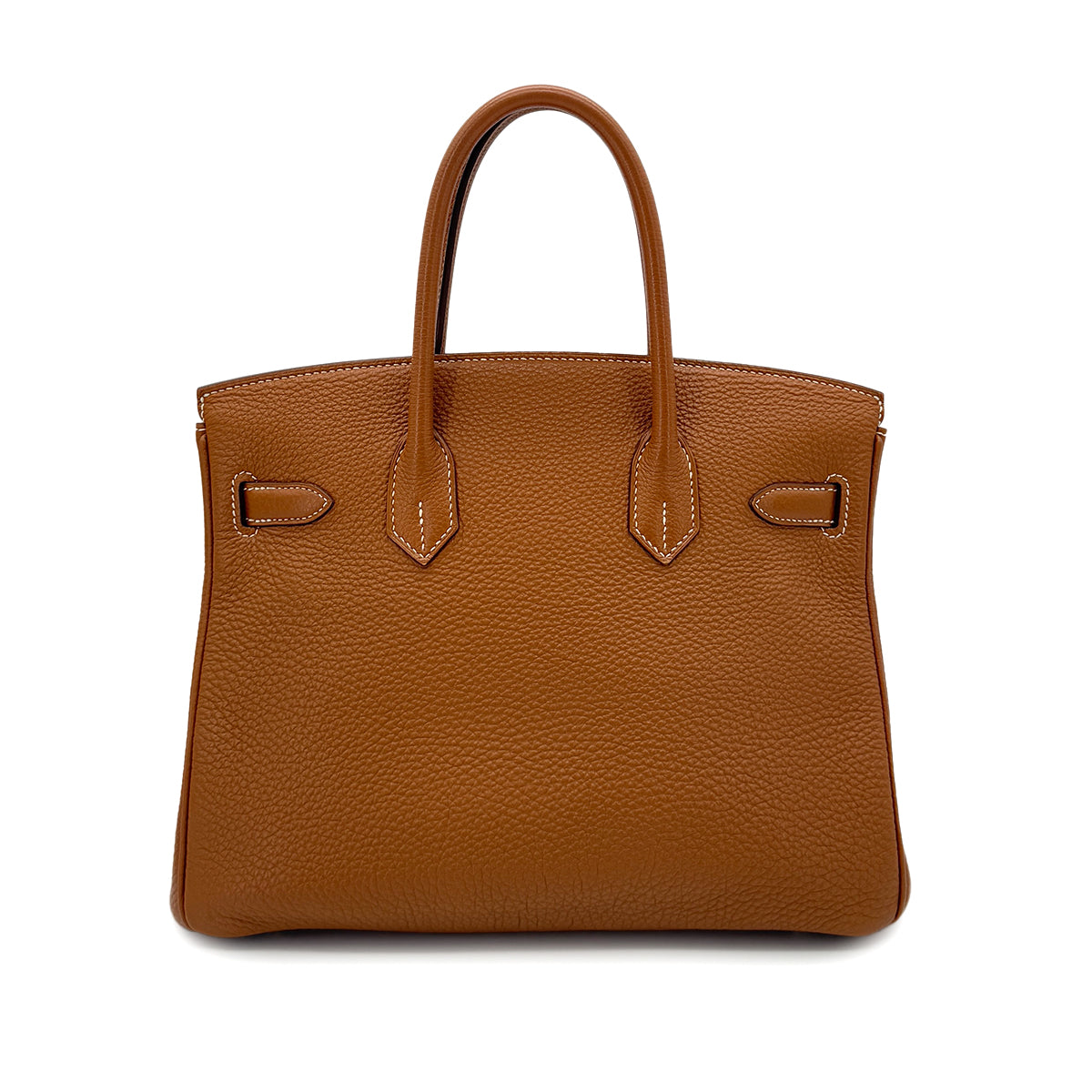 HERMES BIRKIN 30 GOLD TOGO HAND BAG □N SHW 90287879