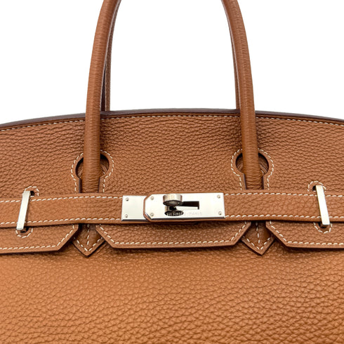 HERMES BIRKIN 30 GOLD TOGO HAND BAG □N SHW 90287879 - PURPOSE