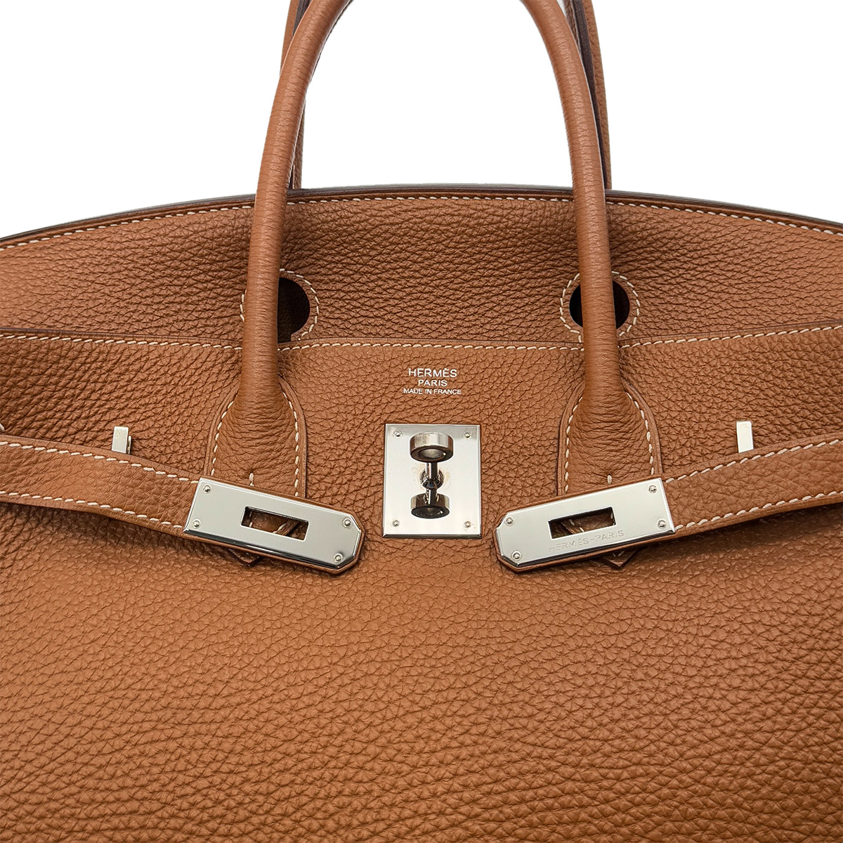 HERMES BIRKIN 30 GOLD TOGO HAND BAG □N SHW 90287879