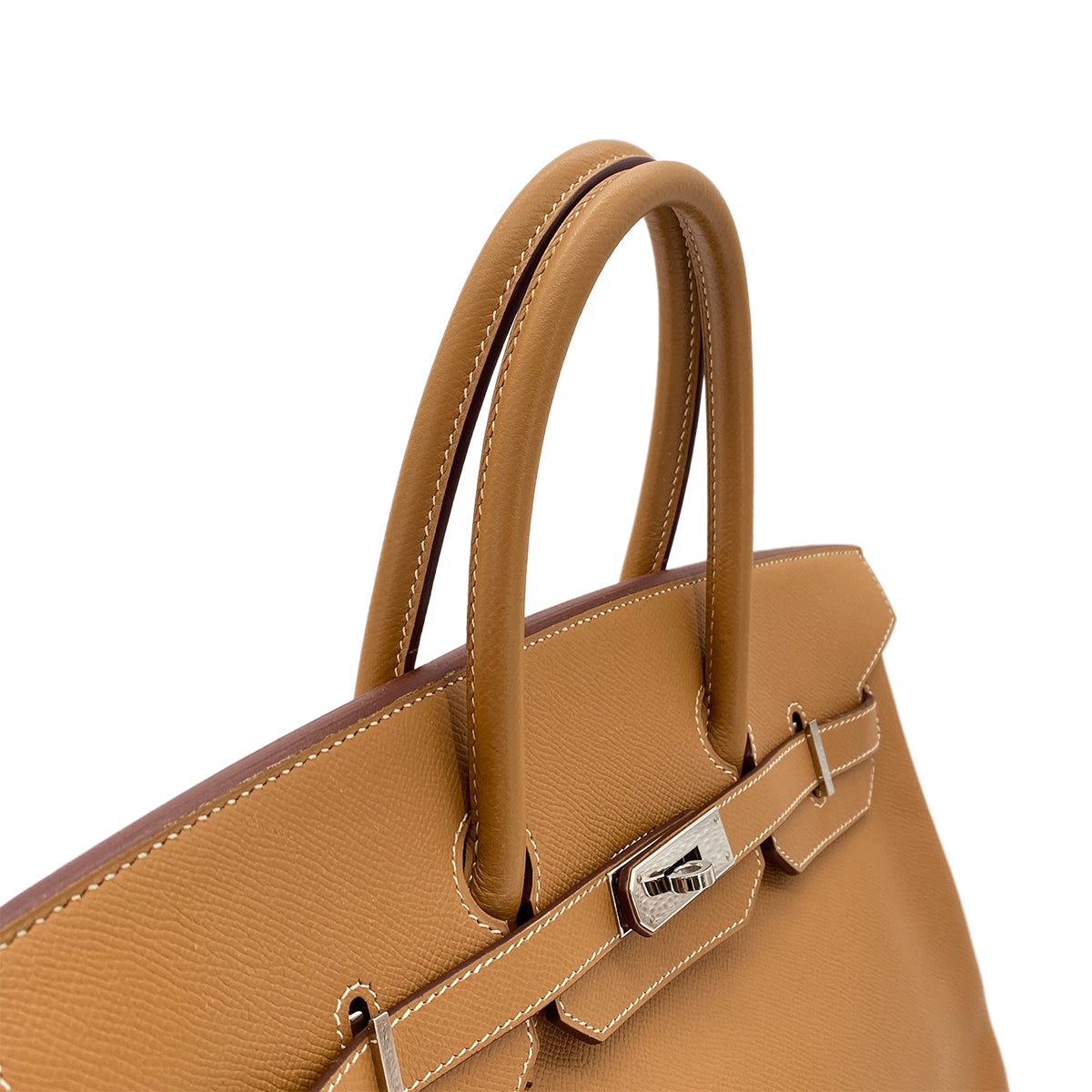 HERMES BIRKIN 35 NATUREL VEAU EPSOM HAND BAG □K SHW 90287881