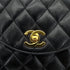 CHANEL VINTAGE MATELASSE HALF MOON CHAIN SHOULDER BAG BLACK LAMB SKIN 90287883 - PURPOSE