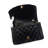 CHANEL VINTAGE DIANA MEDIUM CHAIN SHOULDER BAG BLACK LAMB SKIN 90287885 - PURPOSE