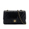 CHANEL VINTAGE CLASSIC FLAP MEDIUM CHAIN SHOULDER BAG BLACK LAMB SKIN 90287886 - PURPOSE