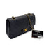 CHANEL VINTAGE CLASSIC FLAP MEDIUM CHAIN SHOULDER BAG BLACK LAMB SKIN 90287886 - PURPOSE