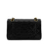 CHANEL VINTAGE CLASSIC FLAP SMALL CHAIN SHOULDER BAG BLACK LAMB SKIN 90287887 - PURPOSE